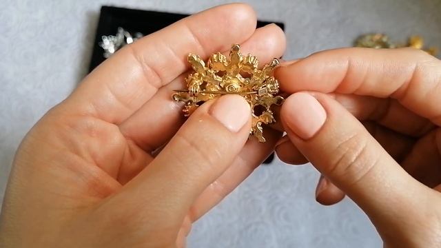 23. Винтажные броши. ???Распаковка посылки из Англии.