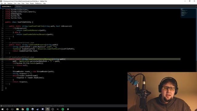 External Json Reading vesves Writing Unity JsonUtility Tutorial [ 4] смотреть онлайн