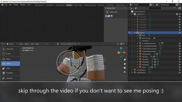 ROBLOX GFX TUTORIAL 2020 (BLENDER/PAINTRIG V3) LOOK IN DESCRIPTION FOR DOWNLOAD! смотреть онлайн