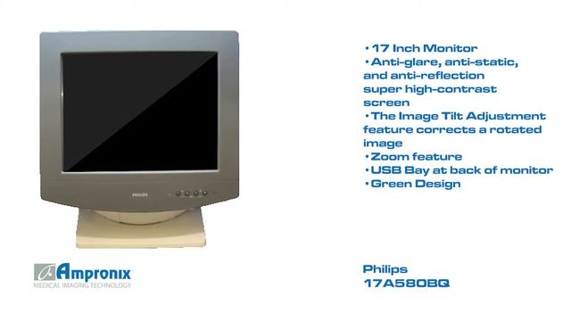 Philips 17A580BQ Display Monitor Screen Sales | Service | Repair | Exchange | Replacement смотреть онлайн