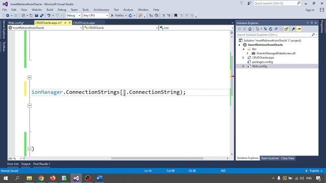 Asp.net C# Tutorial 11 - How to Insert and Retrieve data from Oracle Database using ASP.NET C# смотреть онлайн