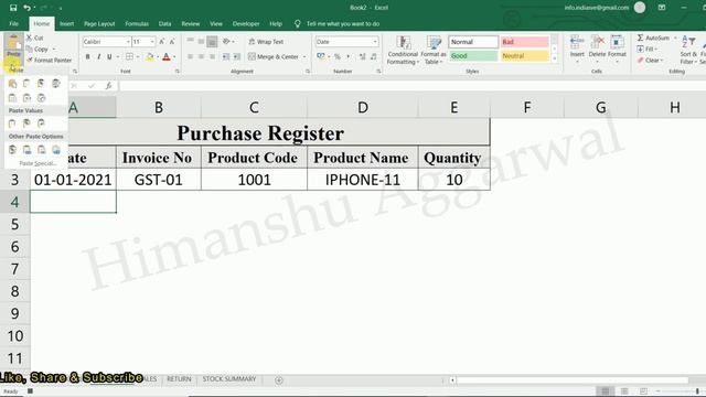 Inventory Management System in Excel | Excel Inventory Management (Without VBA) смотреть онлайн