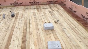 Заливка монолитной плиты перекрытия между первым и вторым этажом на двухэтажном доме. Объект 2