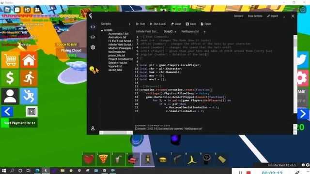 Hat Orbit Script - Roblox Exploits смотреть онлайн