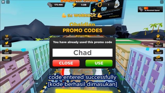 *NEW CODES* [10x! Easter!] Strongman Simulator ROBLOX | ALL CODES | 7 APRIL 2023 смотреть онлайн