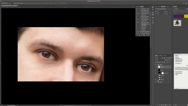 Fix a lazy eye in Photoshop смотреть онлайн
