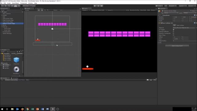 Unity Tutorial - Brick Breaker - Part 4 - Score and Lives смотреть онлайн