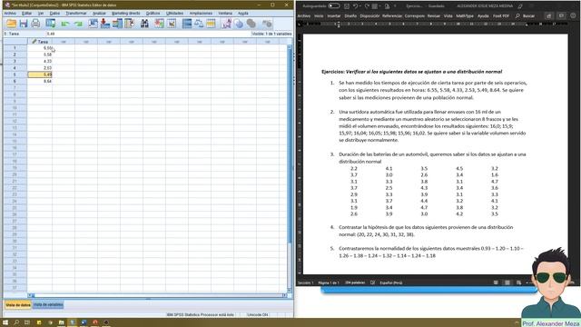 Prueba estadística de Shapiro - Wilk смотреть онлайн