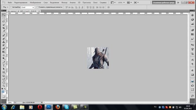 Photoshop уроки : Прозрачная рамочька смотреть онлайн