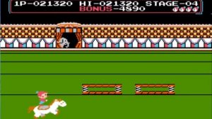 Circus Charlie/(Полное прохождения игры Цирк). Денди/Dendy/NES/Famicom