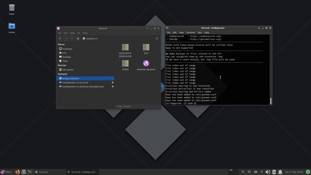 ArcoLinux : 2862 ATT - Setting Up Samba With The ArchLinux Tweak Tool - 4/5