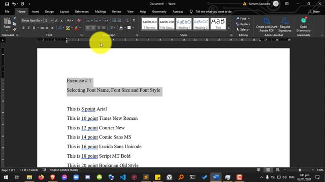 Introduction to Microsoft Office Word and Exercise # 1 смотреть онлайн