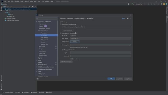 Step-by-step proxy settings for IntelliJ смотреть онлайн