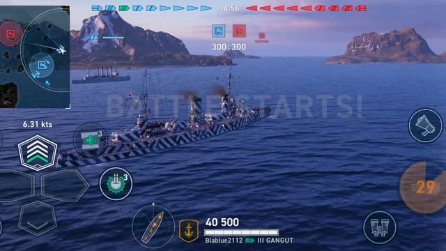 Gangut - 5x high caliber games - World of Warships: Legends (mobile) смотреть онлайн