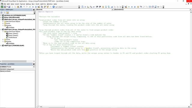 VBA Array Example смотреть онлайн