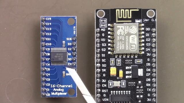 Add or increase Analog Pins for NodeMCU or Arduino using 16 channel analog multiplexer module смотреть онлайн