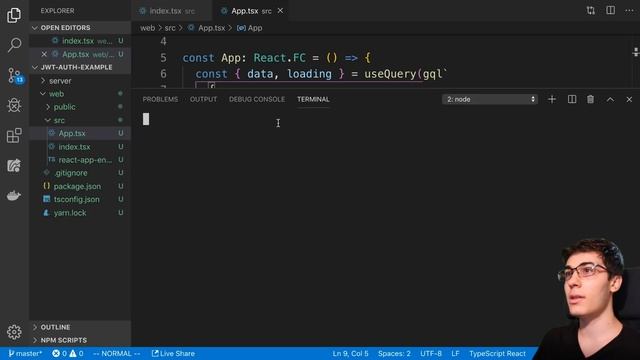 JWT Authentication Node.js Tutorial with GraphQL and React смотреть онлайн