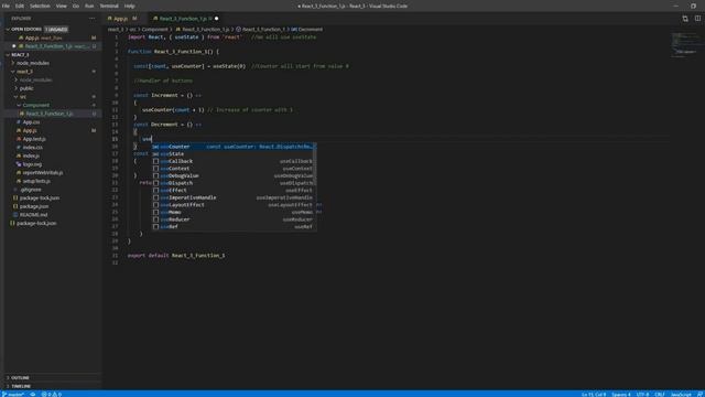 React #3 Increment, Decrement, Reset useState and useEffect смотреть онлайн