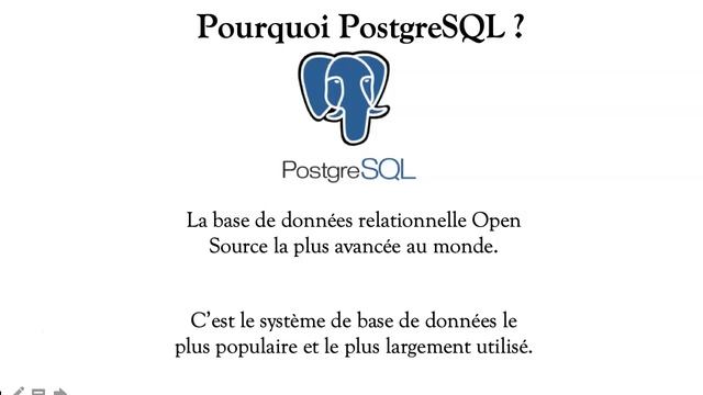 SQL ET POSTGRE 1 : Introduction смотреть онлайн
