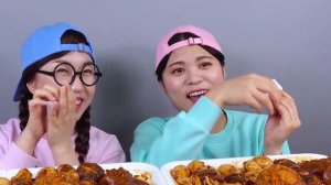 Лапша с острыми грибами Мукбанг ДОНА DONA