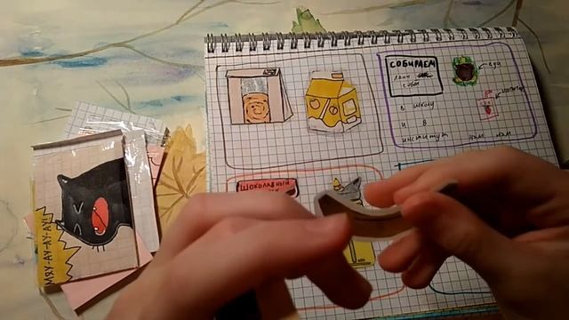 /Бумажные сюрпризы 82 / новинка Комикс / озорной котик /