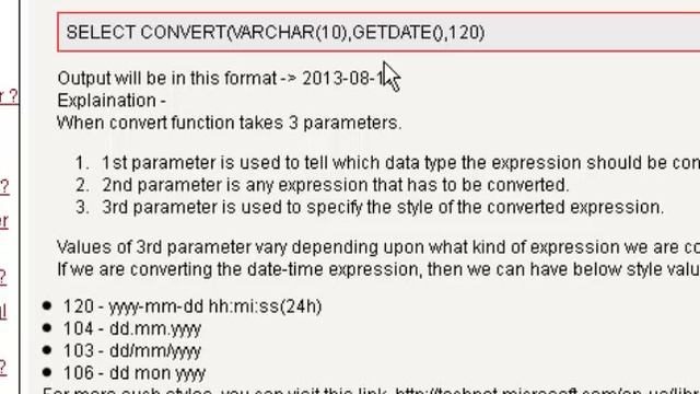 How to convert the date in yyyy mm dd format in sql server смотреть онлайн