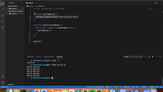 How to Run JavaScript in VS Code смотреть онлайн