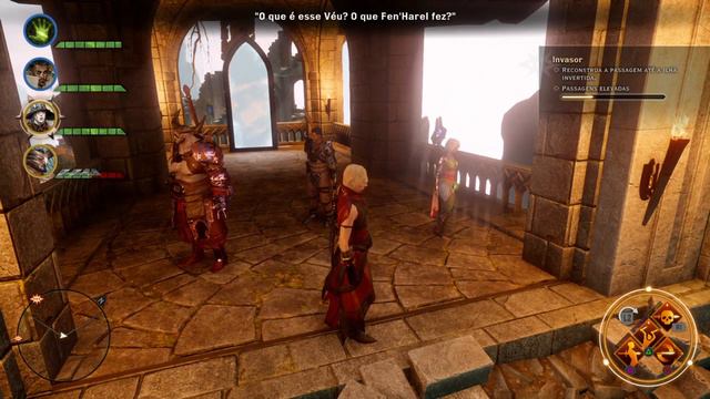 Dragon Age™: Inquisition - Ella, Cole, Dorian and Iron Bull find out about the creation of the veil смотреть онлайн