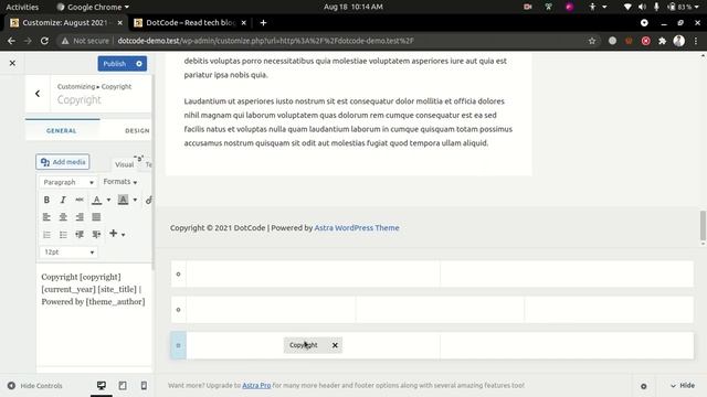 Customize WordPress header and Footer - Dot Code смотреть онлайн