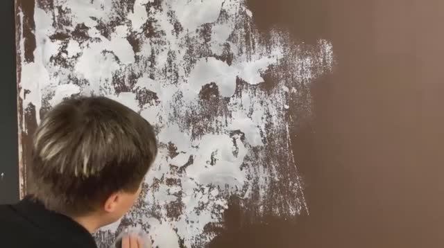 НЕОБЫЧНЫЙ Способ Покрыть Стены _ Декоративная Штукатурка _Шелк_ _ Оригинальный Ремонт Стен. смотреть онлайн