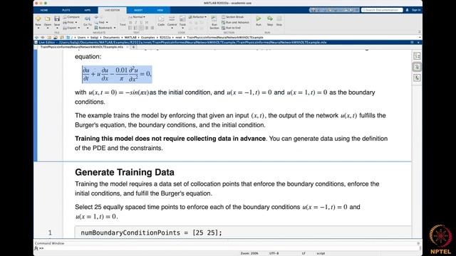 Code walkthrough for PINNs in Burgers equation смотреть онлайн