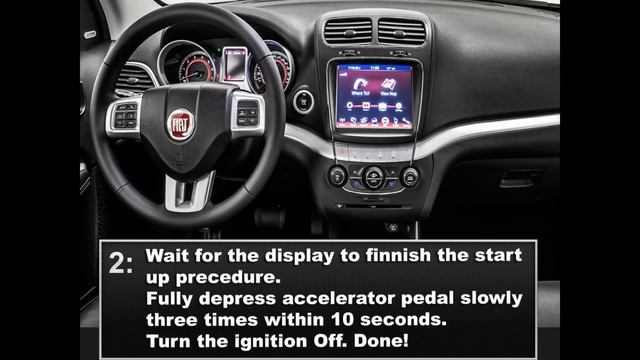 Fiat Freemont Oil Life Service Light Reset смотреть онлайн