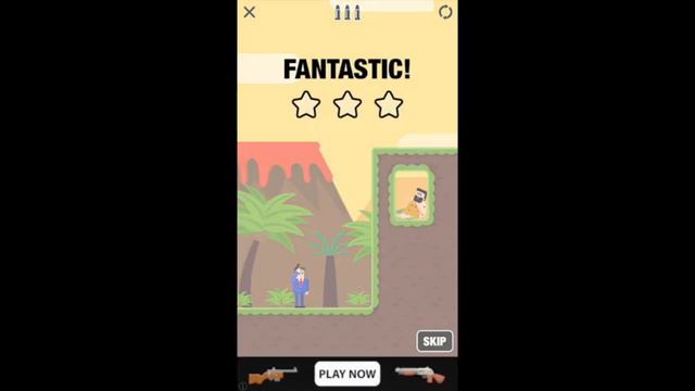 Mr Bullet. Friendly Fire. Chapter 5 - Prehistory. Levels 49 - 60. 3 Stars Walkthrough. смотреть онлайн