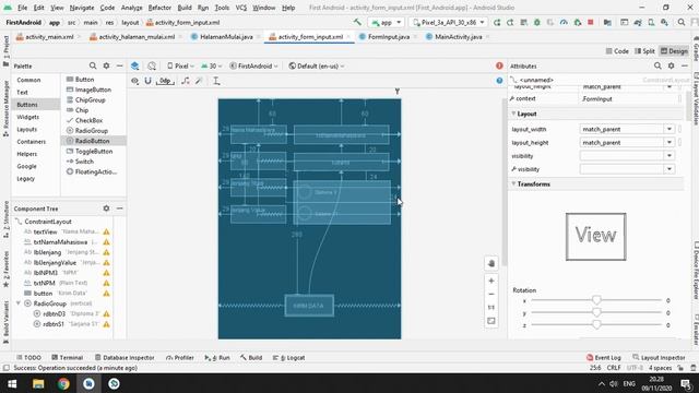 Form Android Radio button and Spinner part. 2 смотреть онлайн