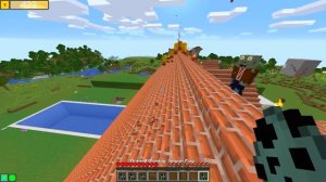 ? Майнкрафт но РАСТЕНИЯ против ЗОМБИ от ЛИЦА ЗОМБИ (РАУНД НА КРЫШЕ)