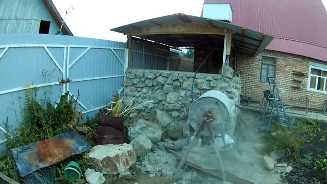 Беседка из природного камня смотреть онлайн