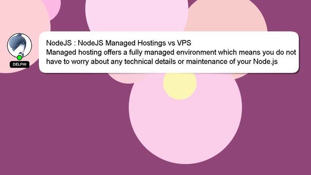 NodeJS : NodeJS Managed Hostings vs VPS смотреть онлайн