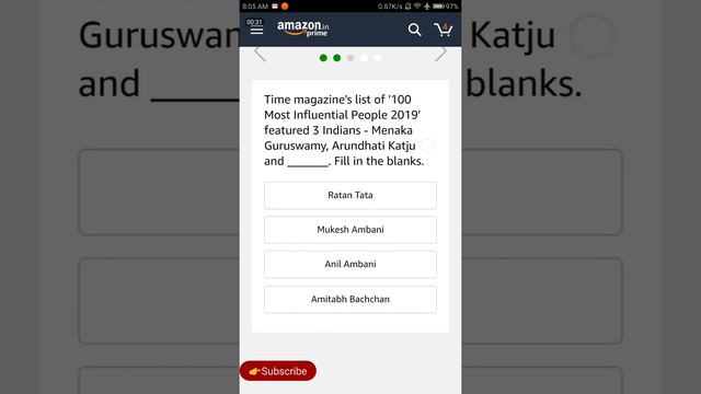 Amazon Quiz Answers Today | Win Blaupunkt Party Speakers | 21 May 2019 смотреть онлайн