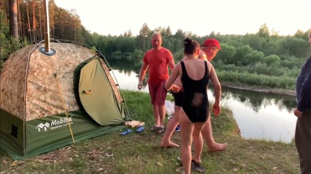 2021 год. Сплав на байдарках/катамаранах по реке Пра. смотреть онлайн