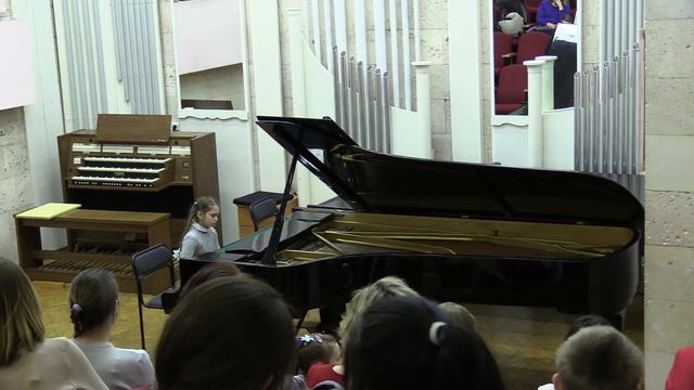 Двухголосная инвенция соль-минор И.С.Баха, Э. Григ Песня сторожа, ДШИ г. Королев 5 марта 2018 г смотреть онлайн