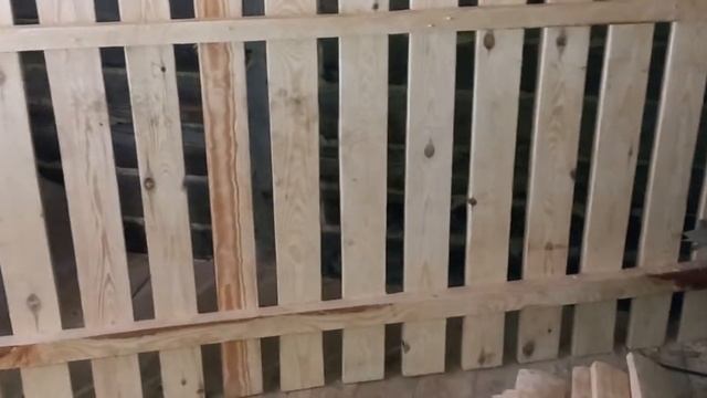 заготовка на забор, пилим брус 5×5 смотреть онлайн