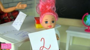 НЕ СДЕЛАЕШЬ ДОМАШКУ ВСЁ РАССКАЖУ! Мультик #Барби Школа Играем в Куклы