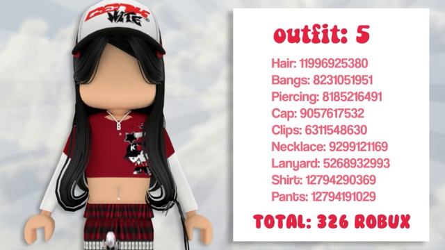 Y2K roblox outfits w/ CODES & LINKS | coziivibes смотреть онлайн