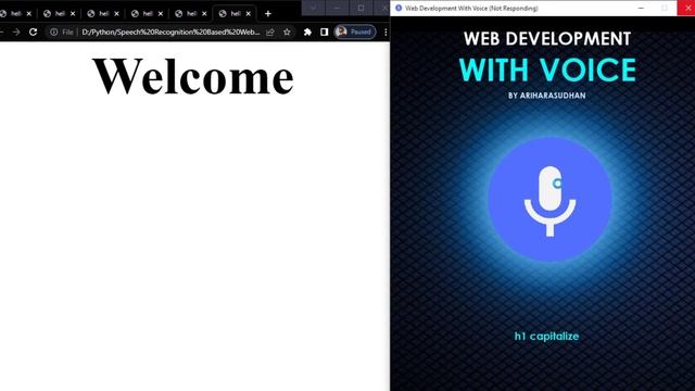 Speech Recognition based Web Development ?️ - Python ? смотреть онлайн