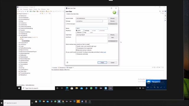 Java Hello World Example in Eclipse IDE смотреть онлайн