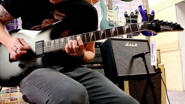 Quick Jams!!!! Ibanez RG Gio GRG121DX Metallic Gray Sunburst. Amazing ambient tone!!!! смотреть онлайн