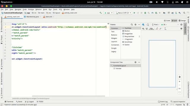 03 - Custom List View (List View with Image) Android Studio смотреть онлайн