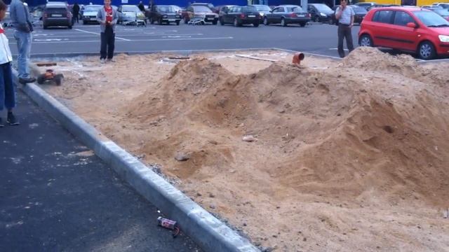 RC Cars в песочнице