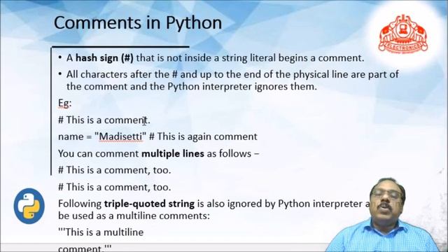 Python Programming - Basics | Mr. Jaison D Joseph, Asst. Professor | CAS, Perissery смотреть онлайн