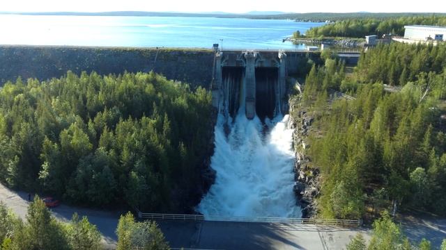 Кольский полуостров. Водосброс Верхнетуломского водохранилища.17 июня 2020 года. смотреть онлайн